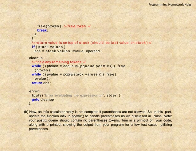 Programming Homework Help | PPT