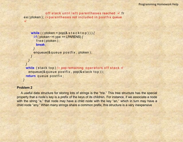 Programming Homework Help | PPT
