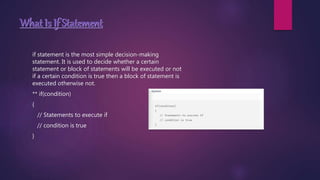 Programming (if else) | PPT | Free Download
