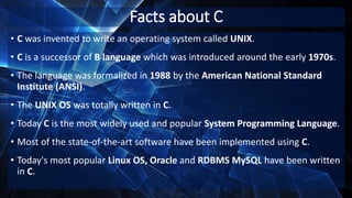 Programming in c | PPSX