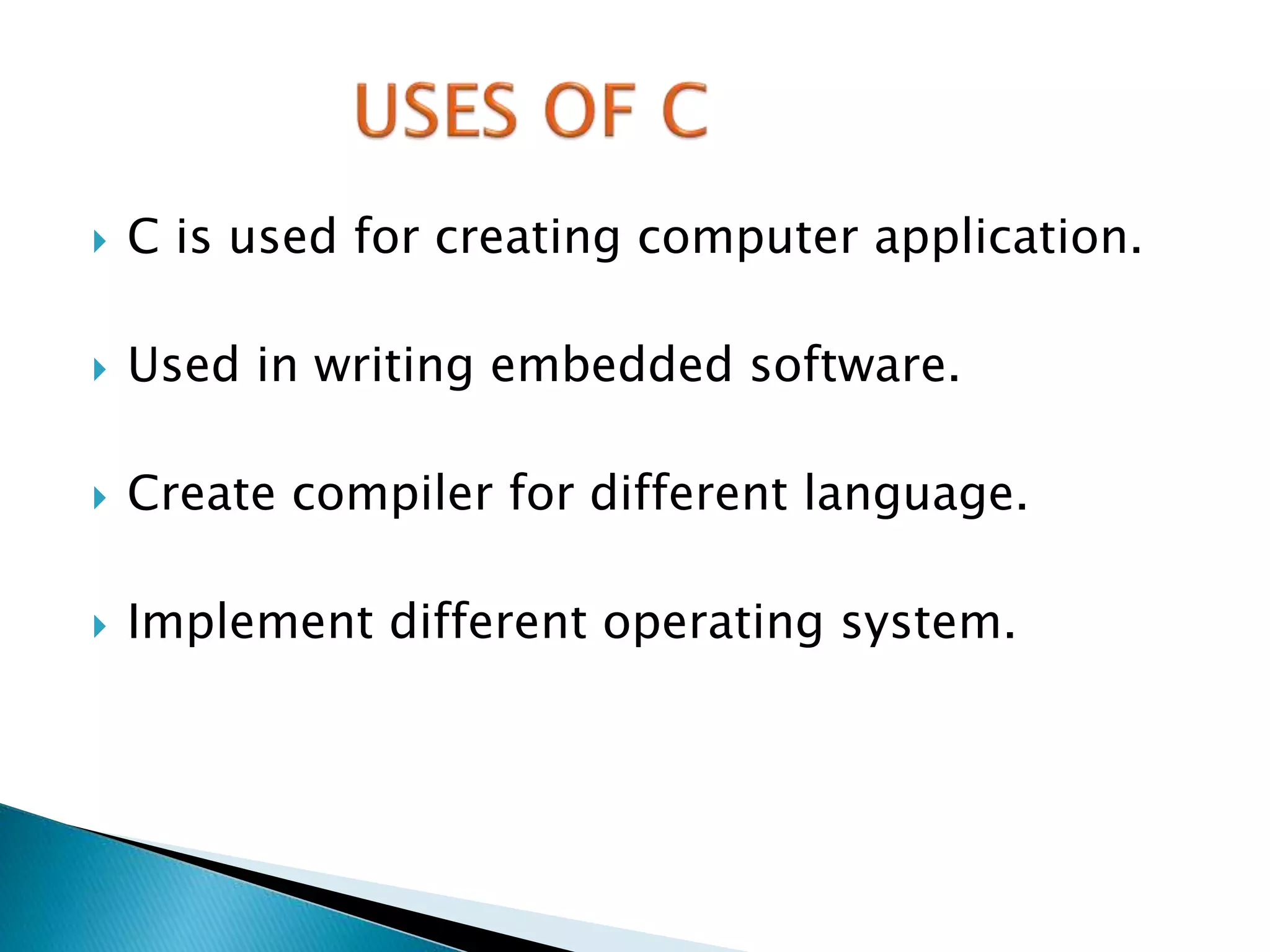Programming in c ppt