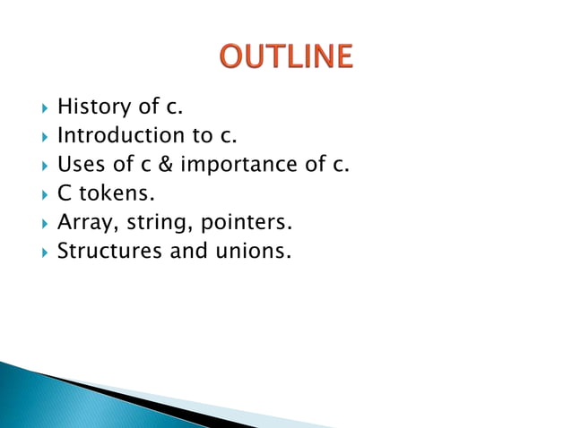 Programming in c | PPT