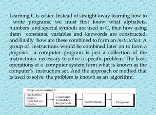 Programming in C & Decision Making Branching | PPT