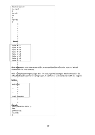 Full Basic Programming in c material ppt | PPTX