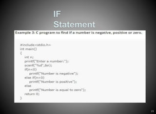 Programming in C | PPTX