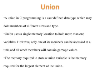 Programming in C | PPT