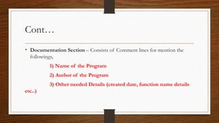 Programming in c (importance of c) | PPTX