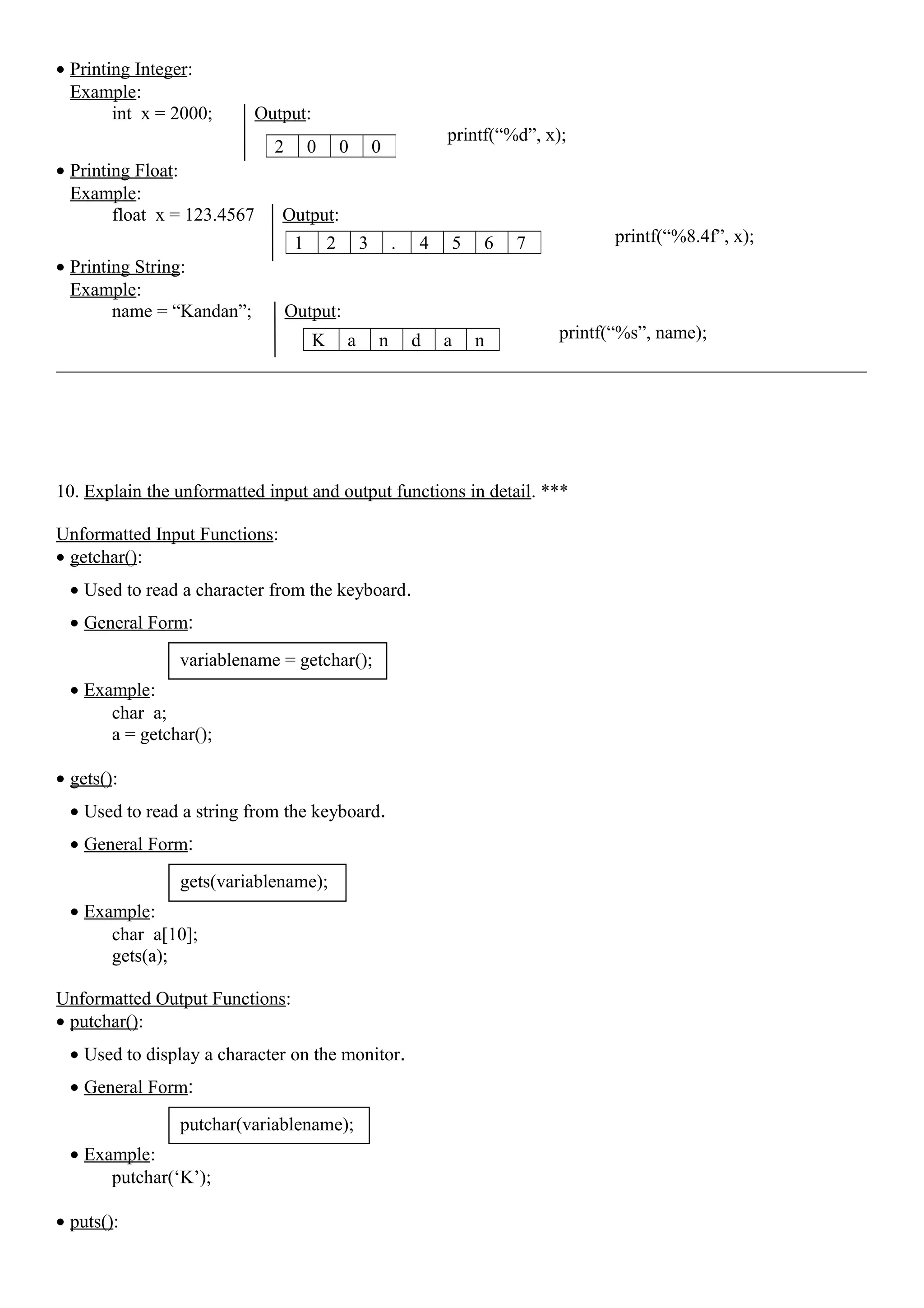 Programming in c notes | PDF