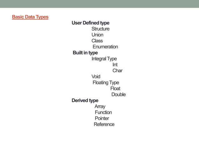 Programming in c++ ppt | PPT