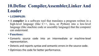 PROGRAMMING IN C UNIT I.pdffffffffffffffffffffffffd | PDF