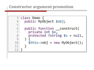 Constructor argument promotion
 