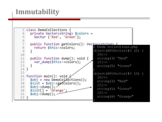 Immutability
 