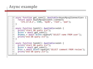 Async example
 