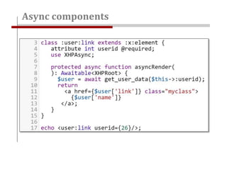 Async components
 