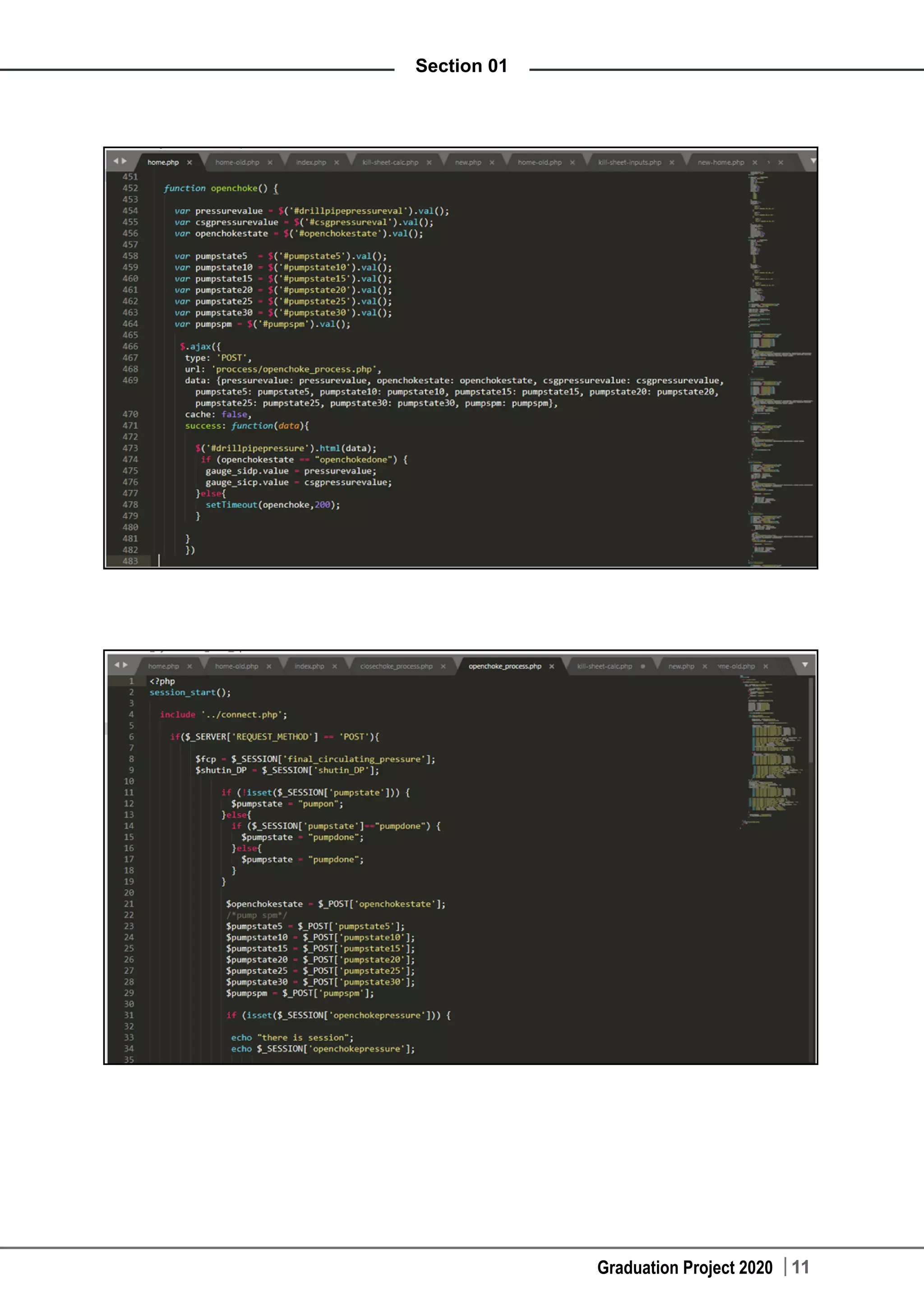 Graduation Project 2020 11
Section 01
 