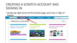 Programming in scratch | PPTX