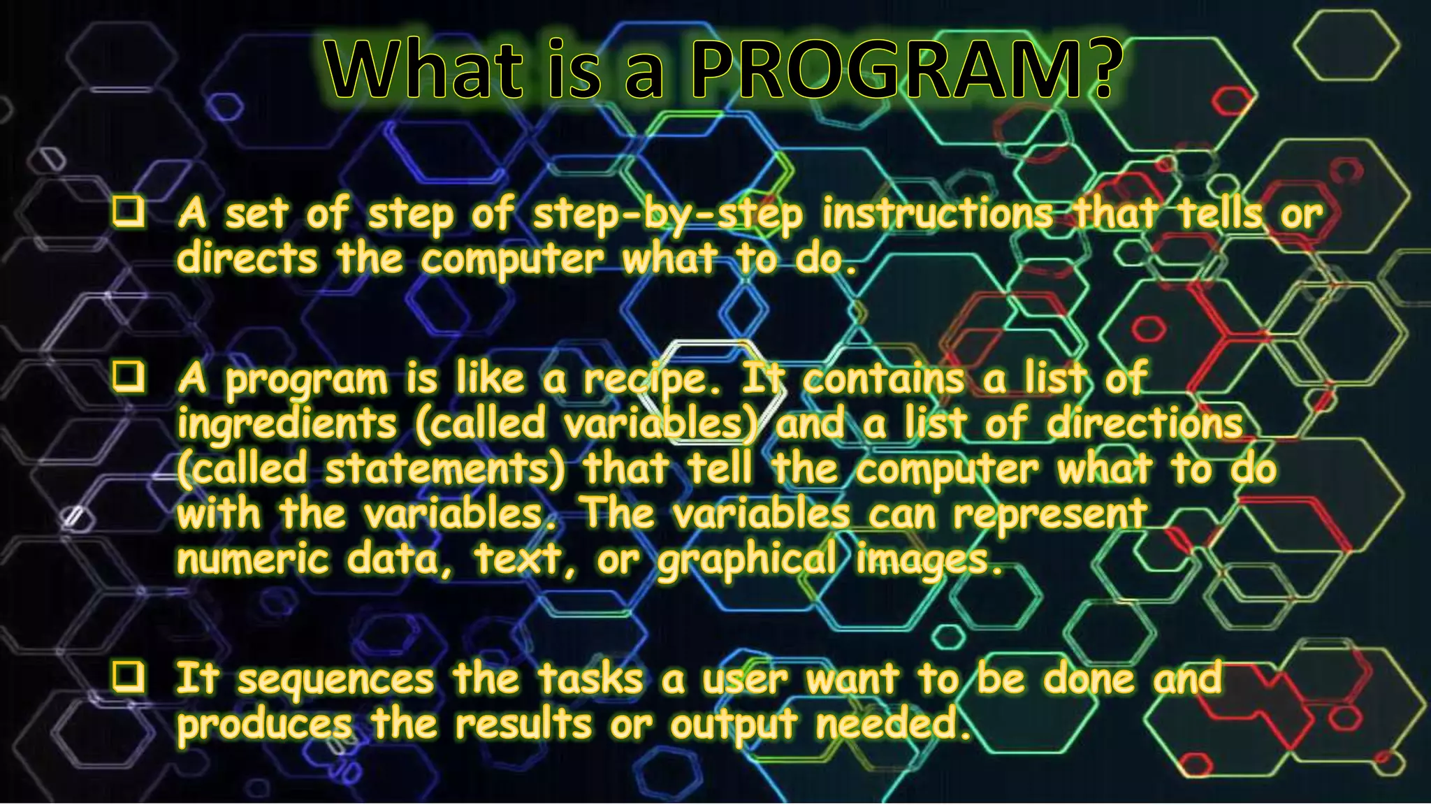 Introduction to Programming | PPT