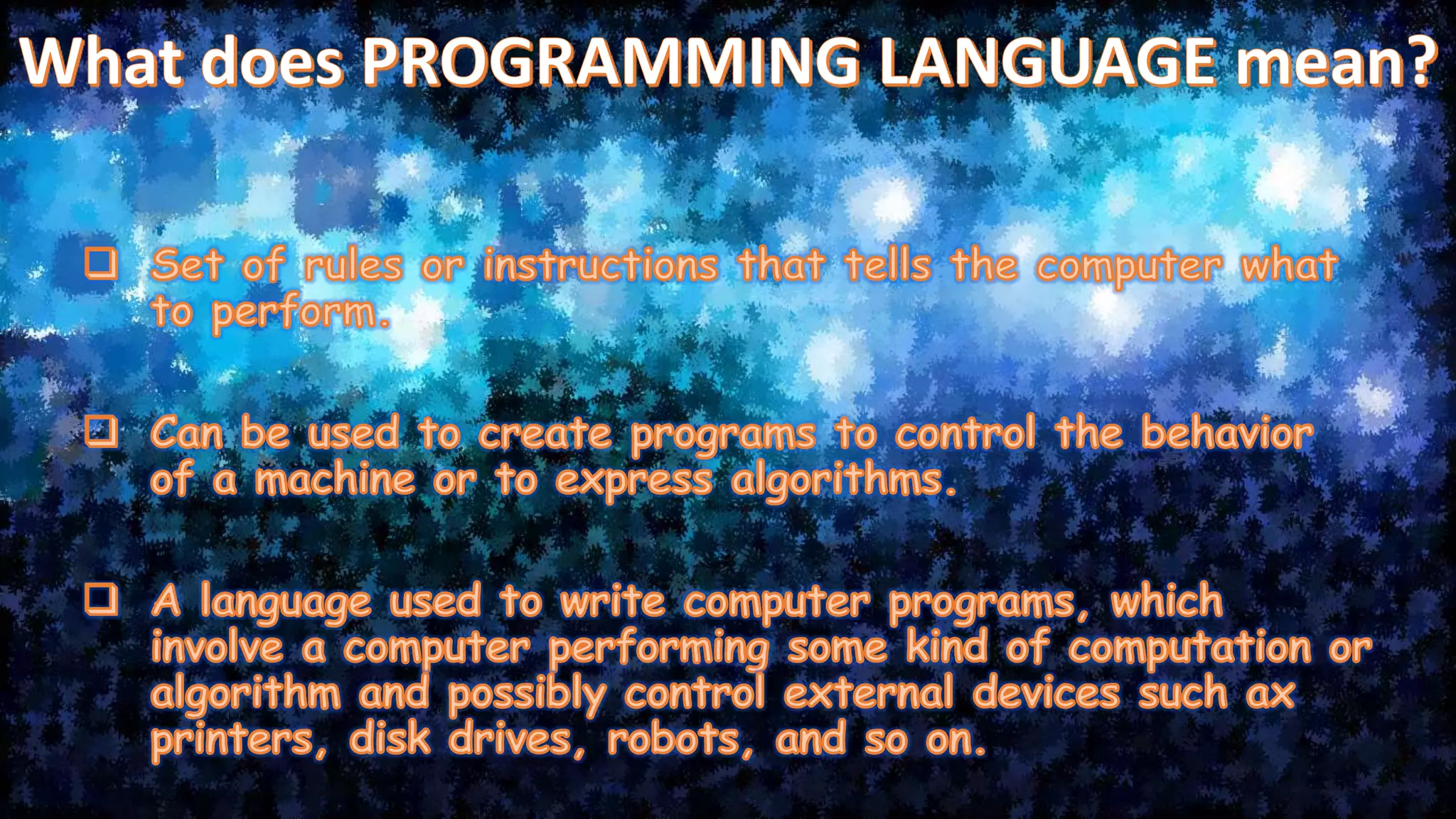 Introduction to Programming | PPT