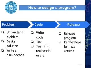 Programming in a Nutshell | PPT