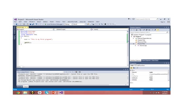 Programming lab 1 lecture | PPTX