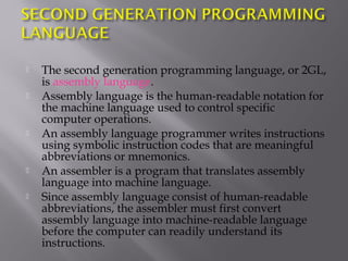 Programming language | PPT