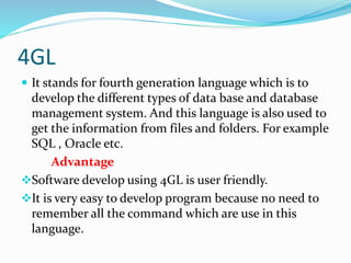 Programming language | PPTX | Programming Languages | Computing