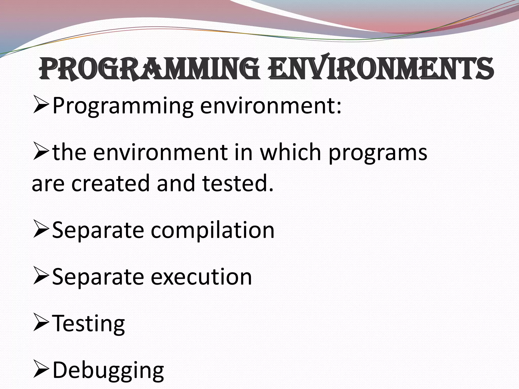 Programming language design and implemenation | PPT