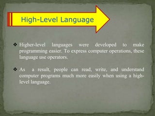 Programming language and process | PPT