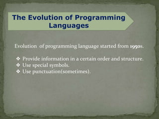 Programming language and process | PPT