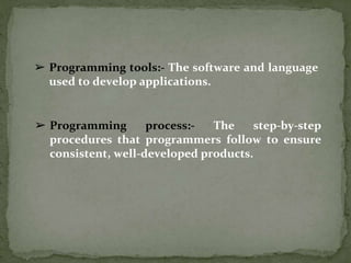 Programming language and process | PPT
