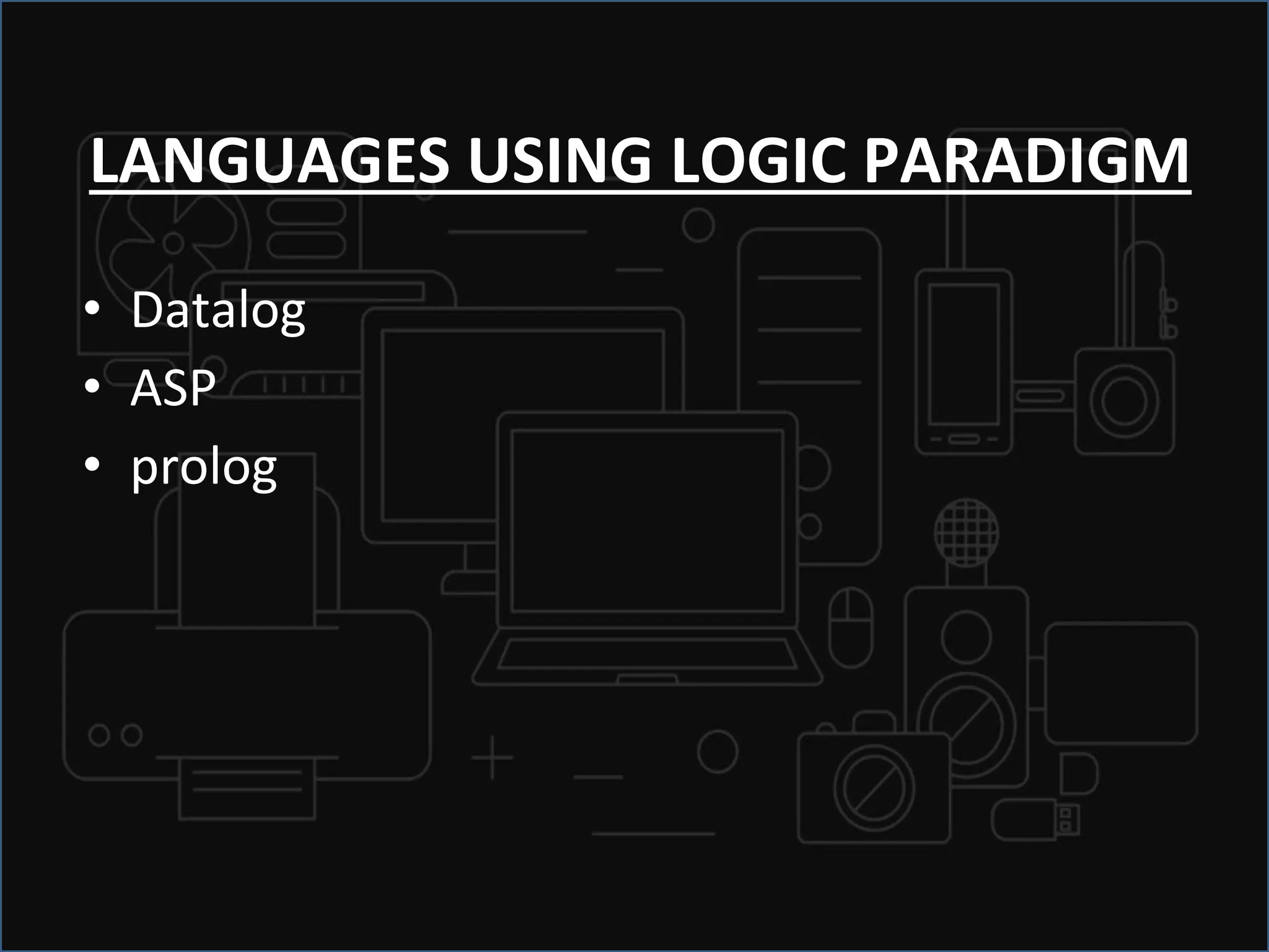 Programming language paradigms | PPTX | Programming Languages | Computing