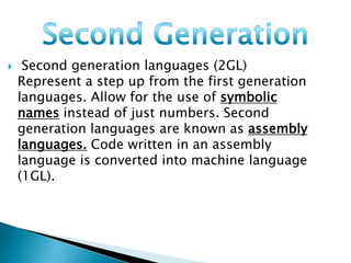 Programming languages | PPTX