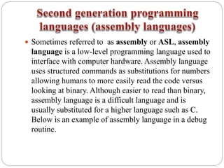 Programming languages | PPSX