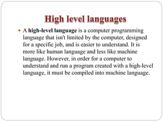 Programming languages | PPSX