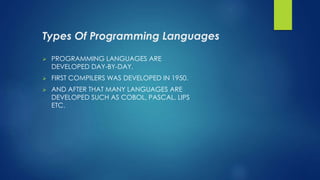 Programming languages | PPT