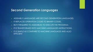 Programming languages | PPT