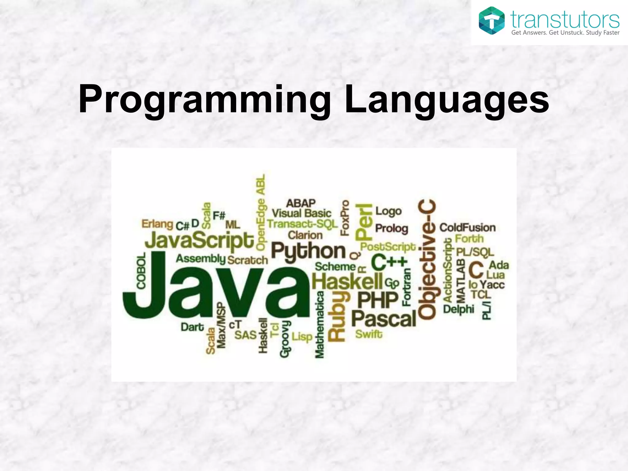 Programming Languages