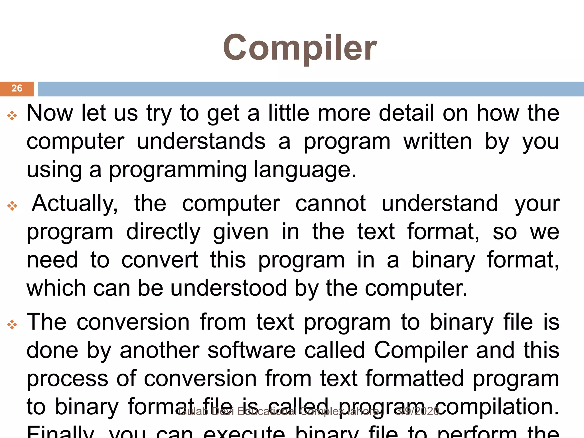 Programming languages | PPT