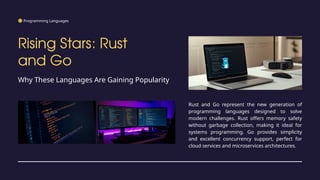 Programming Languages and Modern Computing | PPTX
