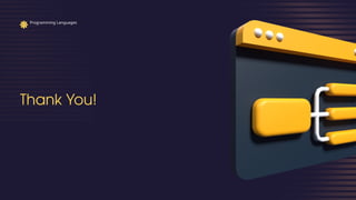 Programming Languages and Modern Computing | PPTX