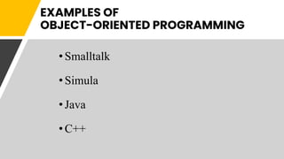 Programming languages and paradigms | PPTX
