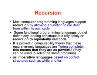 Programming Languages Categories / Programming Paradigm By: Prof. Lili ...