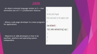 Programming languages | PPT
