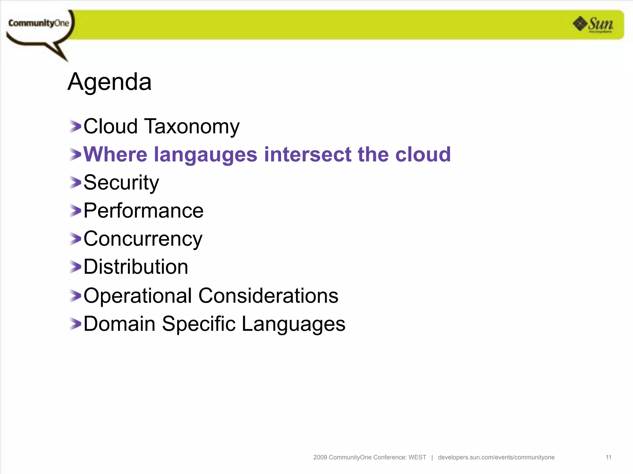 Programming Languages For The Cloud