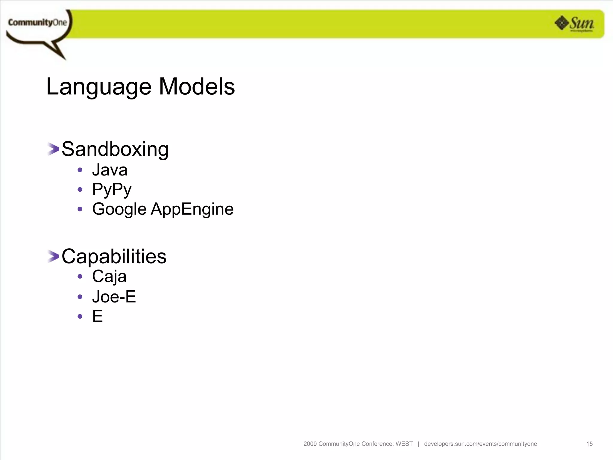 Programming Languages For The Cloud