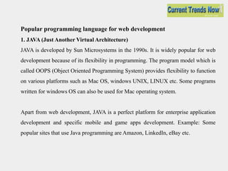 Programming Languages for Web Development.pptx