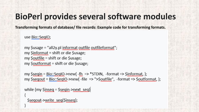 Programming languages in bioinformatics by dr. jayarama reddy | PDF