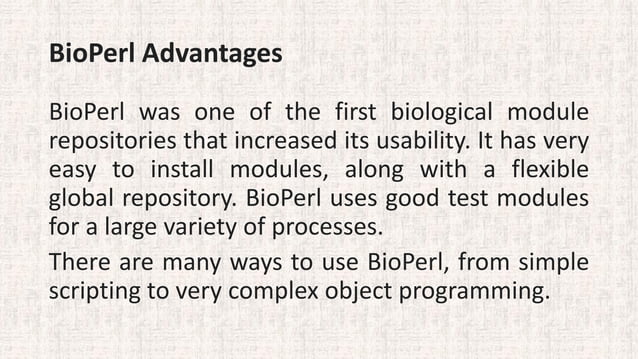 Programming languages in bioinformatics by dr. jayarama reddy | PDF