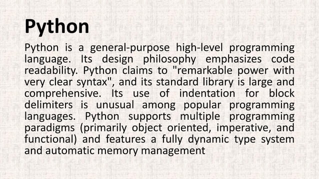 Programming languages in bioinformatics by dr. jayarama reddy | PDF