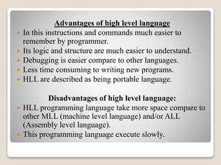 Programming languages of computer | PPT